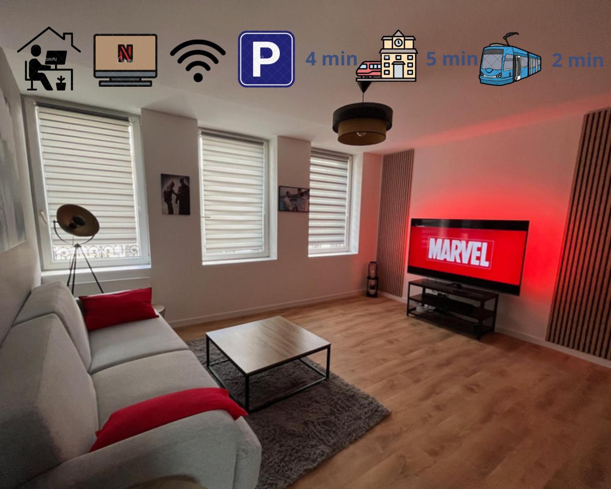 Apartmán Voyage En Duplex En Hyper Centre Valenciennes Exteriér fotografie
